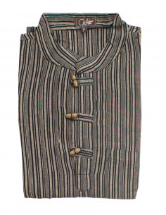 Cotton gent blouse with long sleeves 2