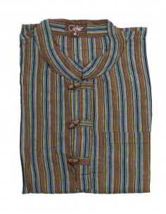 Chemise rayée mixte coton 2