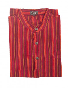 Cotton gent striped blouse with long sleeves 2