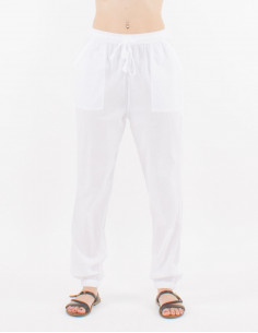 Cotton fine pants with pockets 2