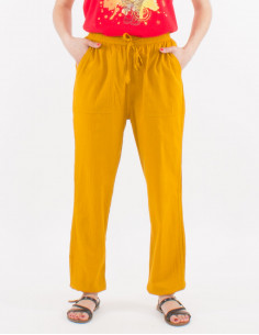 Cotton fine pants with pockets 2