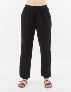 Cotton fine pants with pockets 2