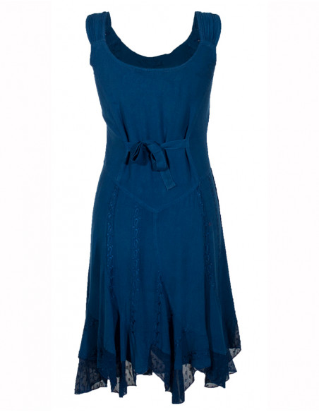 Robe mi longue brodée