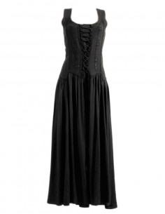 Long viscose sw straps dress 2