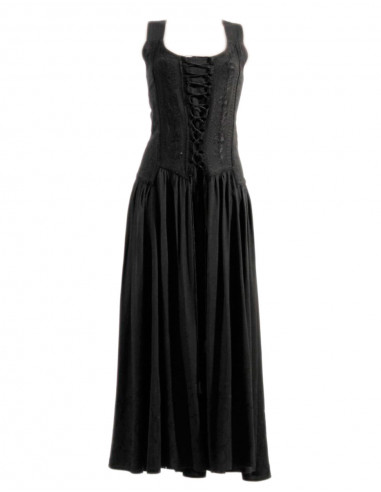 Long viscose sw straps dress