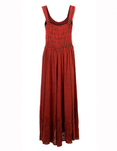 Robe longue viscose bretelles SW