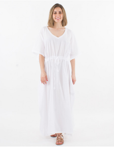 Light cotton kaftan dress sw