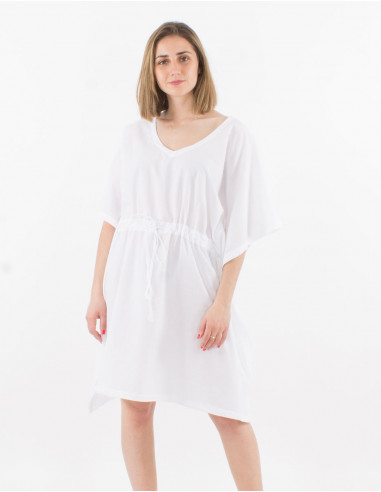 Tunique Coton Fin Kaftan Coton Sw 90Cm