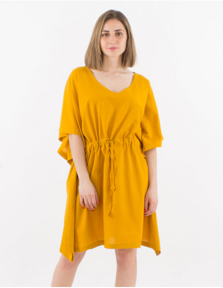 Tunique Coton Fin Kaftan Coton Sw 90Cm