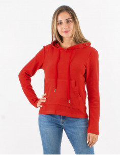 Pull maille 95% Polyester 5% Elasthanne à capuche 2