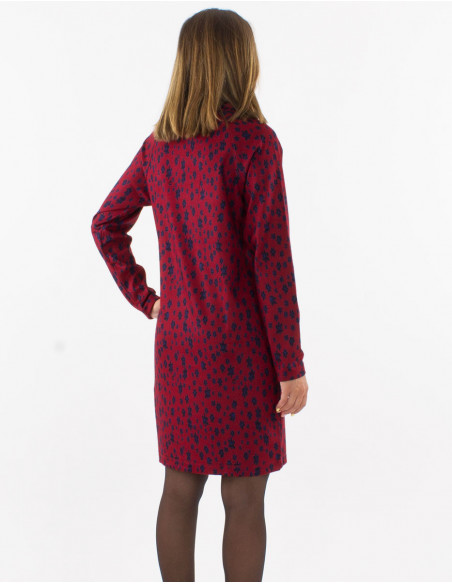 Knitted 60% rayon 33% polyester 7% elastane dress