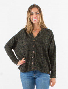 Knitted 95% polyester 5% elastane jacket 2