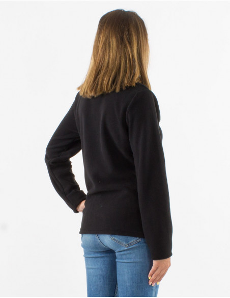 Knitted polyester polar jacket