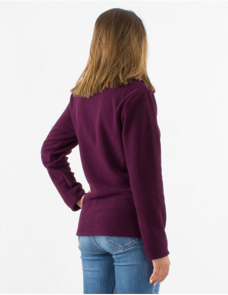 Knitted polyester polar jacket