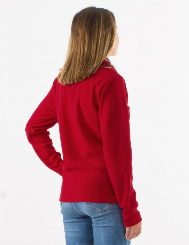 Knitted polyester polar jacket