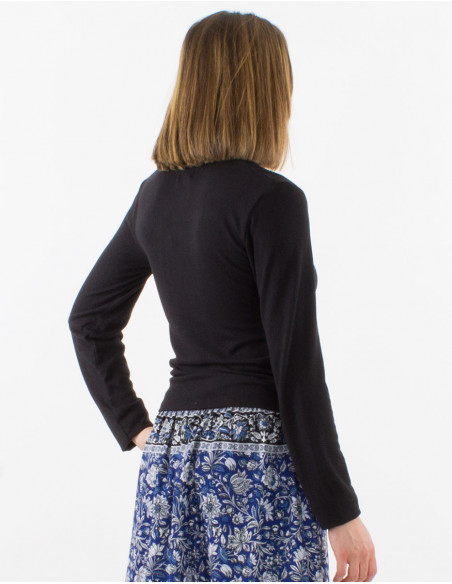 Knitted 95% polyester 5% elastane jacket