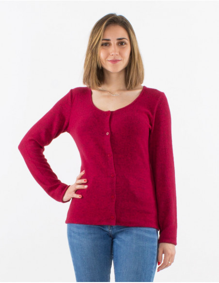 Veste Maille 74%Viscose 21%Polyester 5%E