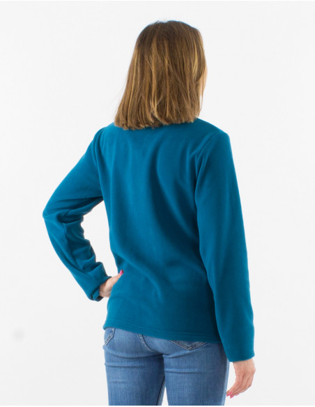 Knitted polyester polar jacket