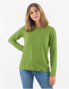 Knitted Sweater 74% Viscose 21% Polyester 5% Elasthanne 2