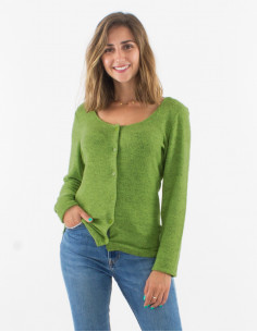 Knitted 74% rayon 21%...