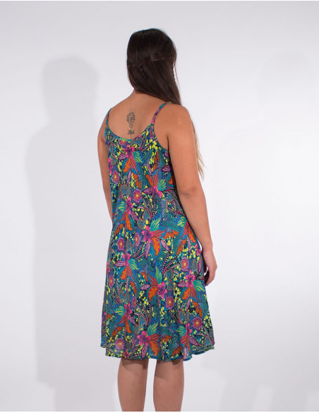 Tindaya printed viscose dress