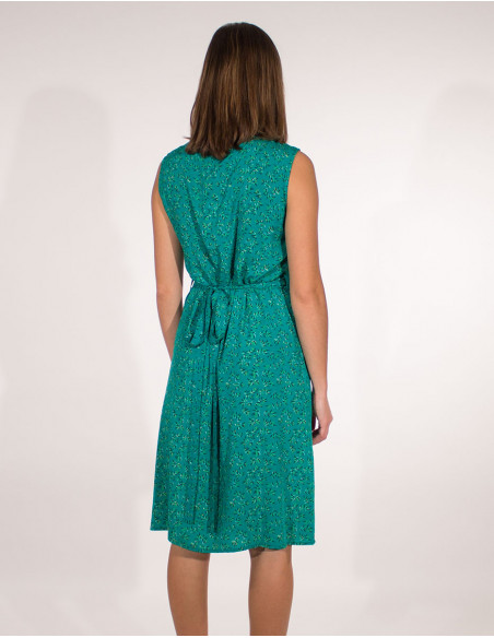 Robe Viscose Sans Manches Portefeuille I