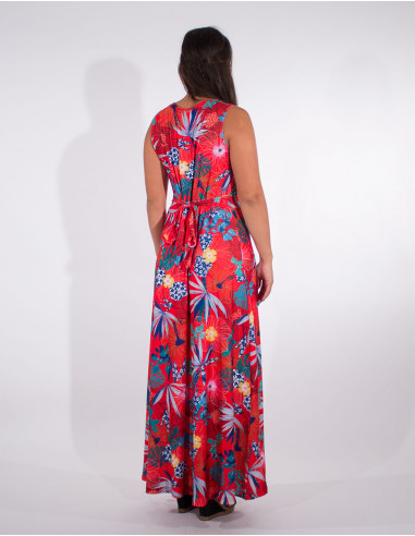 Robe Longue Maille 95% Polyester 5% Elas