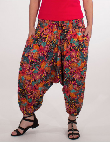 Sarouel 3/4 Viscose Imprime Tindaya