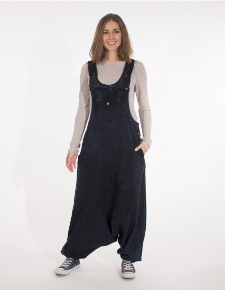 Women's Cotton Dungarees Sw Plain