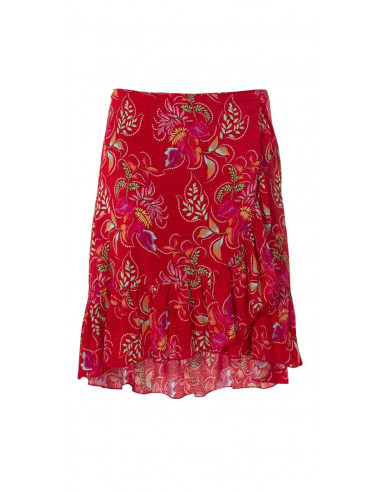 Jupe Courte Viscose Portefeuille Imprime