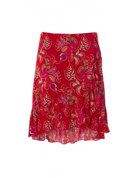 Jupe Courte Viscose Portefeuille Imprime