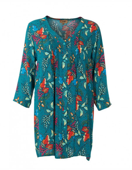 Tunique Viscose Manches 3/4 Imprime Grap