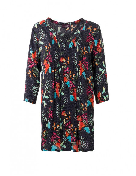 Tunique Viscose Manches 3/4 Imprime Grap