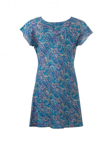 Tunic Polyester Short Sleeve Sari