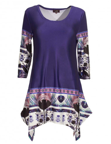 Knitted 97%Polyester 3%Elastane tunic