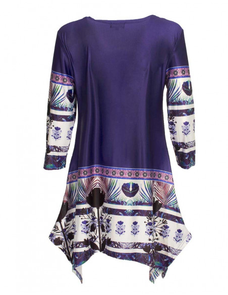 Knitted 97%Polyester 3%Elastane tunic