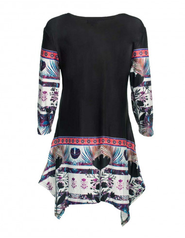 Knitted 97%Polyester 3%Elastane tunic