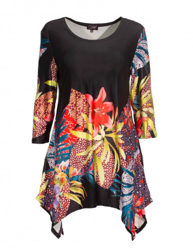 Knitted 97%Polyester 3%Elastane tunic