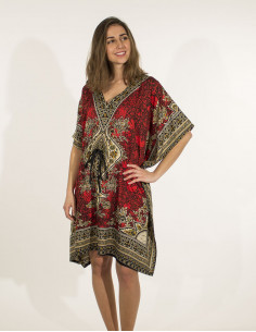 Polyester printed kaftan tunic 2