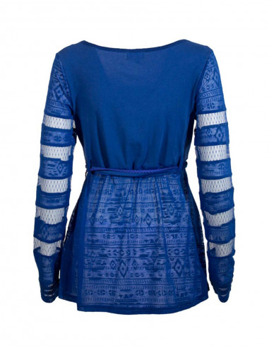 Knitted 60% cotton 40% polyester tunic