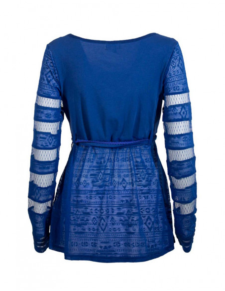 Knitted 60% cotton 40% polyester tunic