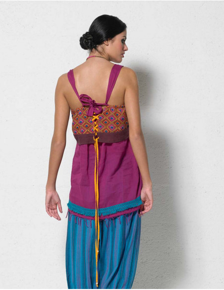 Tunique ethnique coton