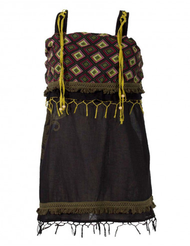 Tunique ethnique coton