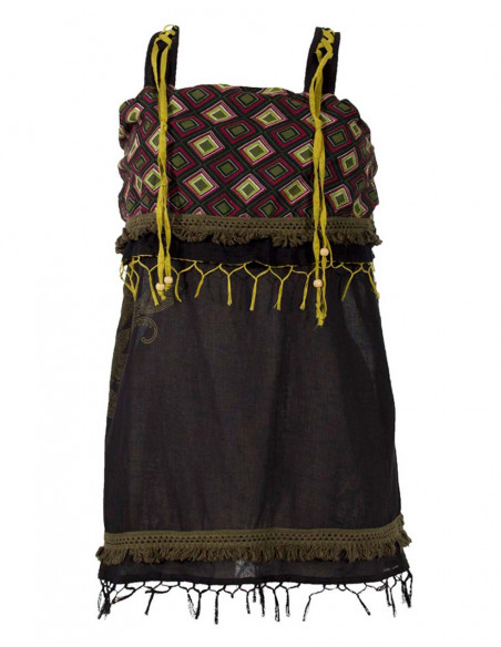 Tunique ethnique coton