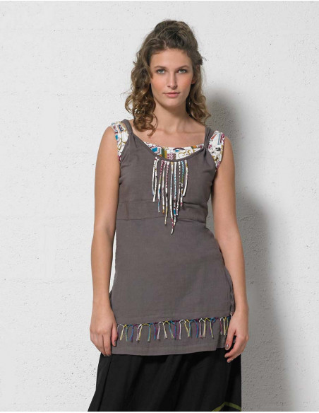 Tunique debardeur jersey