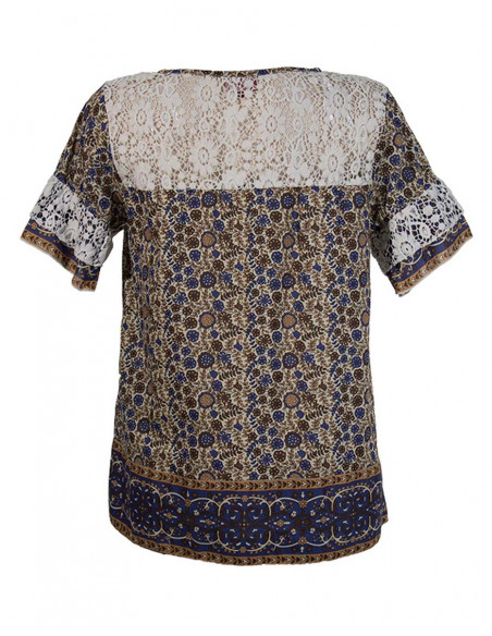 Cotton tunic printed