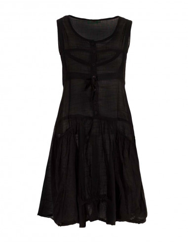 Cotton tunic with pockets