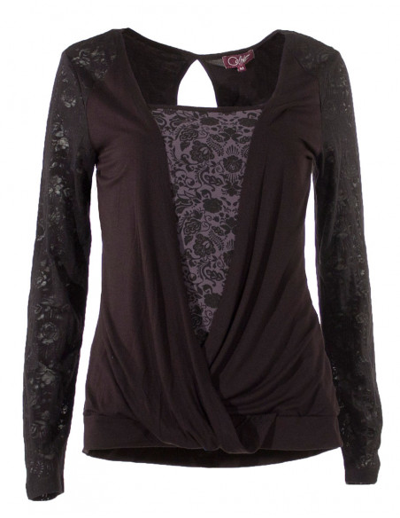 Tee shirt femme manches longues