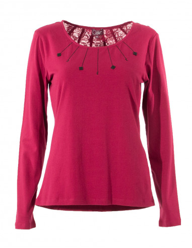 Tee shirt femme jersey uni