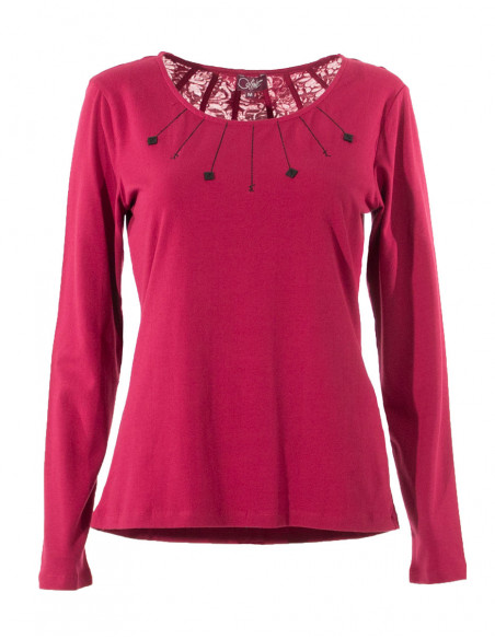 Tee shirt femme jersey uni